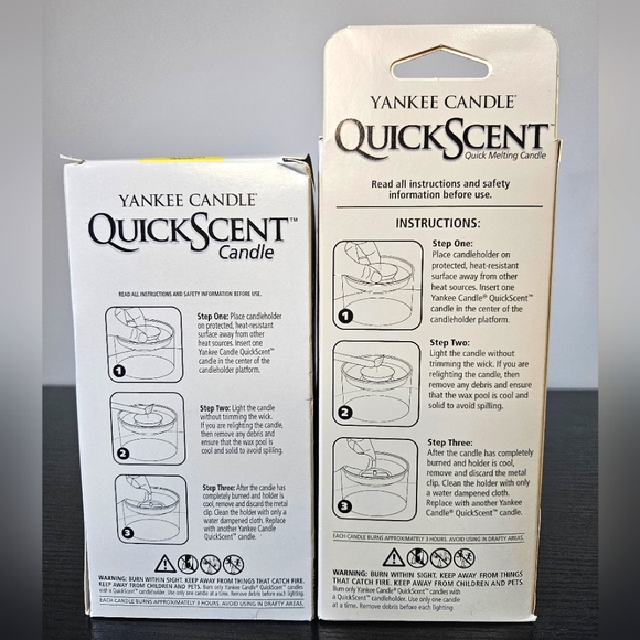 NOS Vintage Christmas Holiday Yankee Candle Lot Quick Scent/Tarts/ Candle - Picture 4 of 7